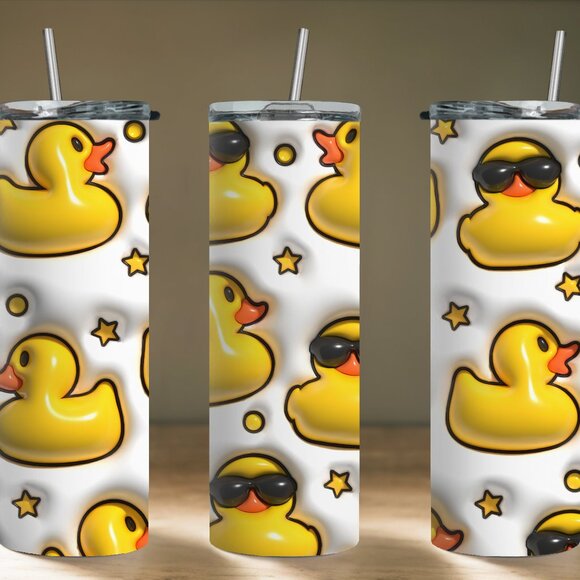 Rubber Duck Puff Tumbler 20oz - Picture 1 of 2